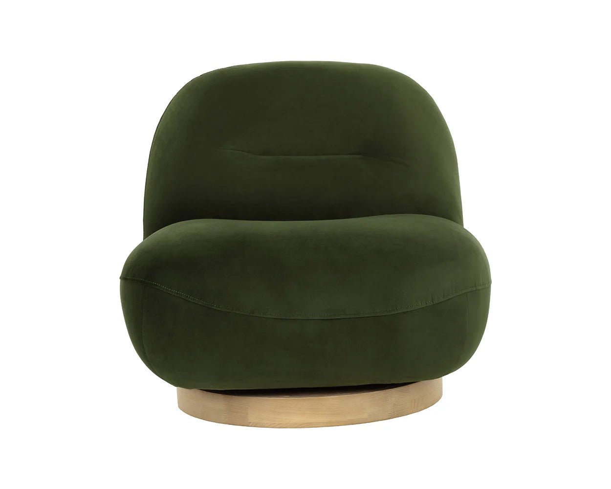 Franze Swivel Lounge Chair - Moss Green - Central Designs