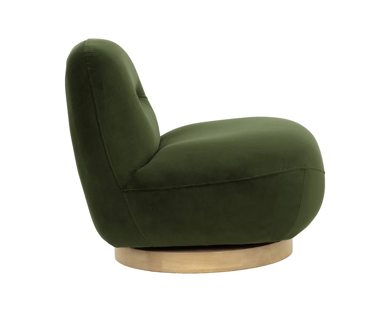 Franze Swivel Lounge Chair - Moss Green - Central Designs