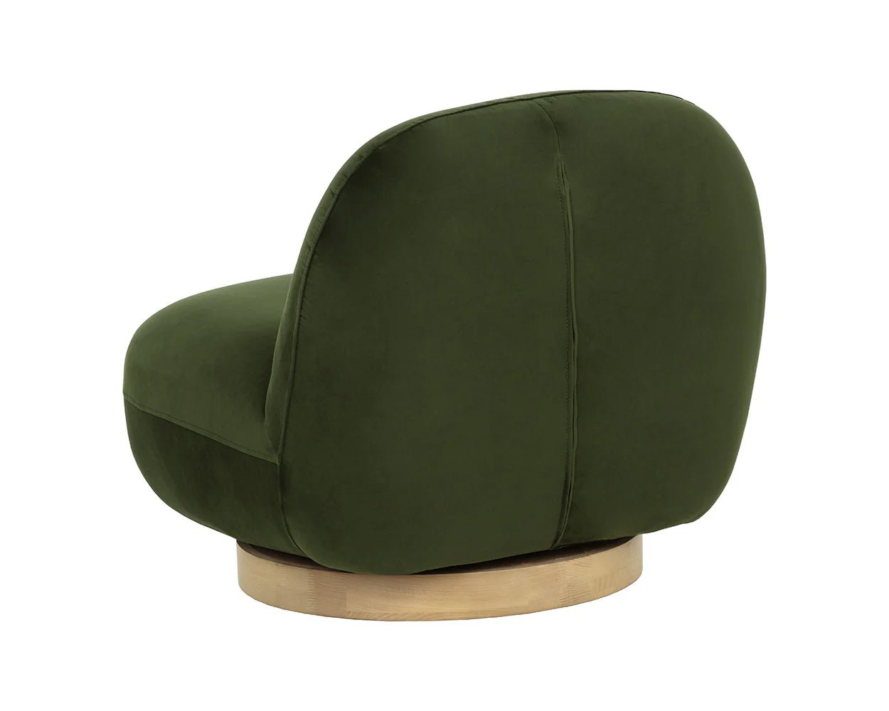 Franze Swivel Lounge Chair - Moss Green - Central Designs