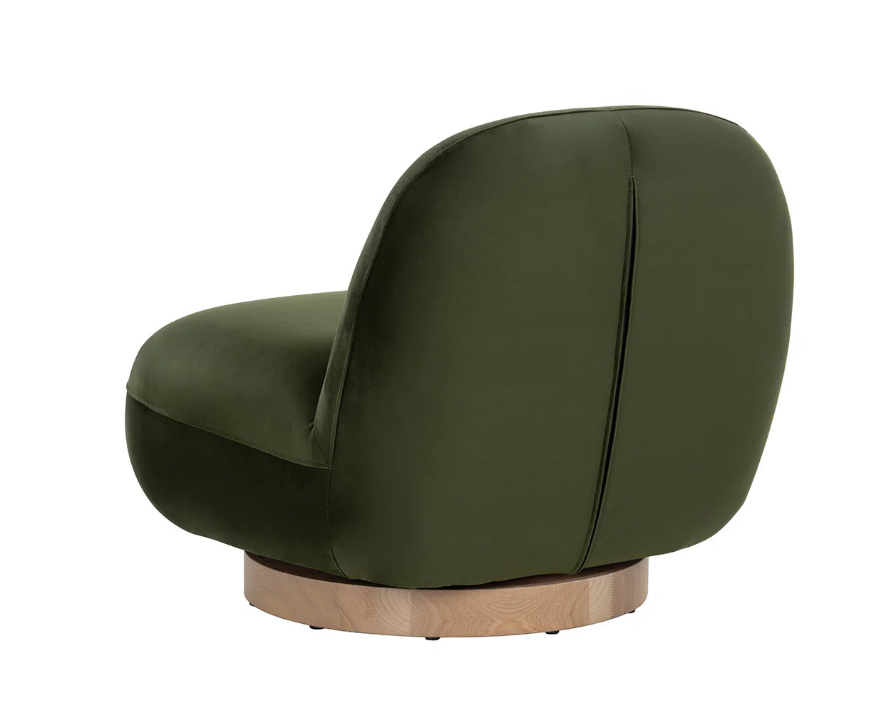Franze Swivel Lounge Chair  Moss Green