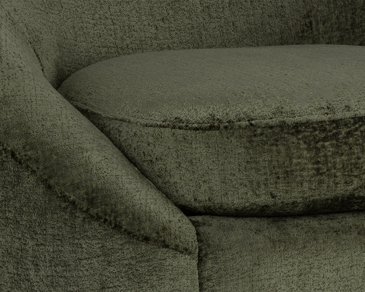 Bliss Swivel Lounge Chair Bergen Olive