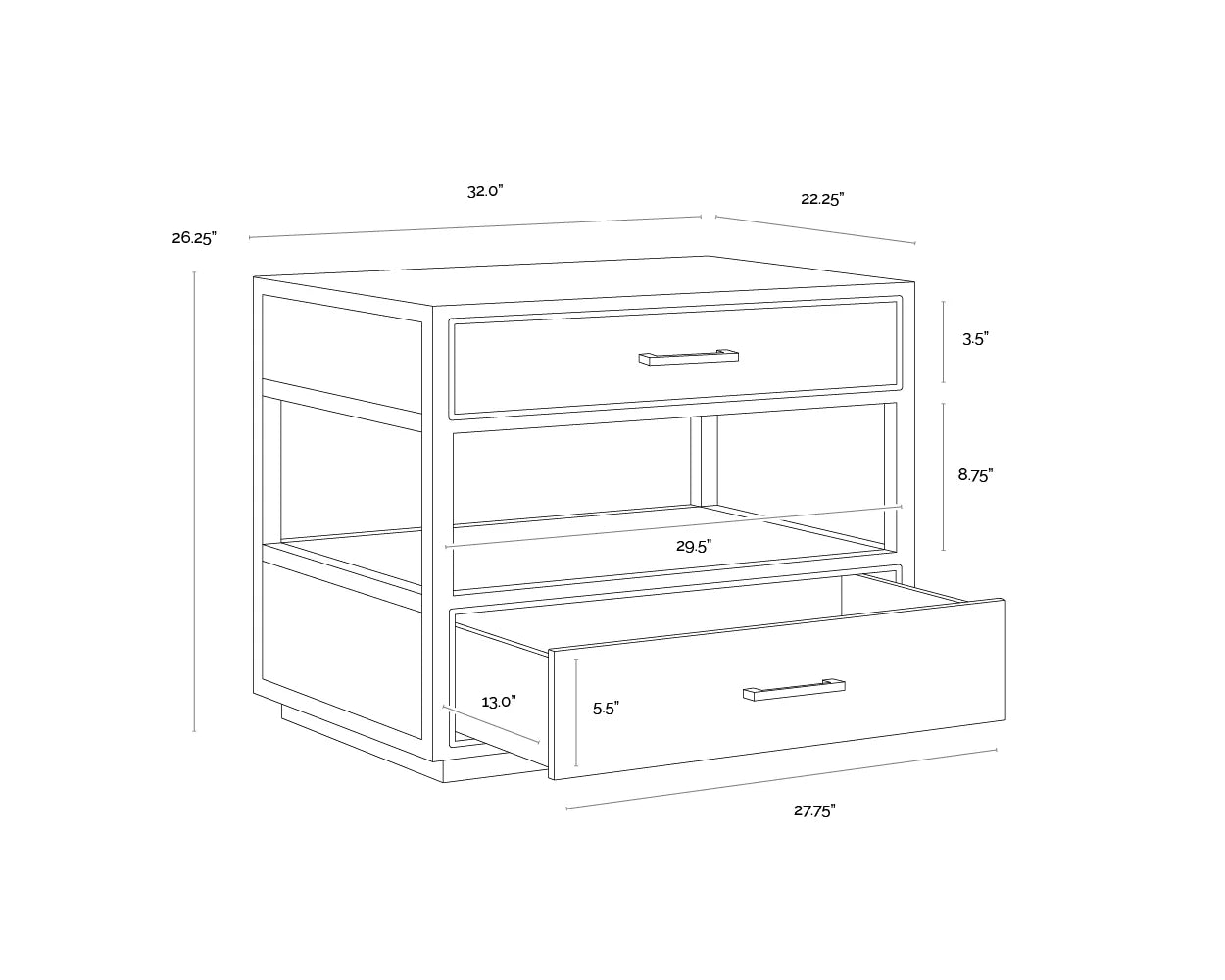 Bridgerton Nightstand