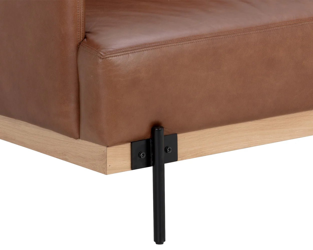 Saul Sofa - Shalimar Tobacco Leather - Central Designs