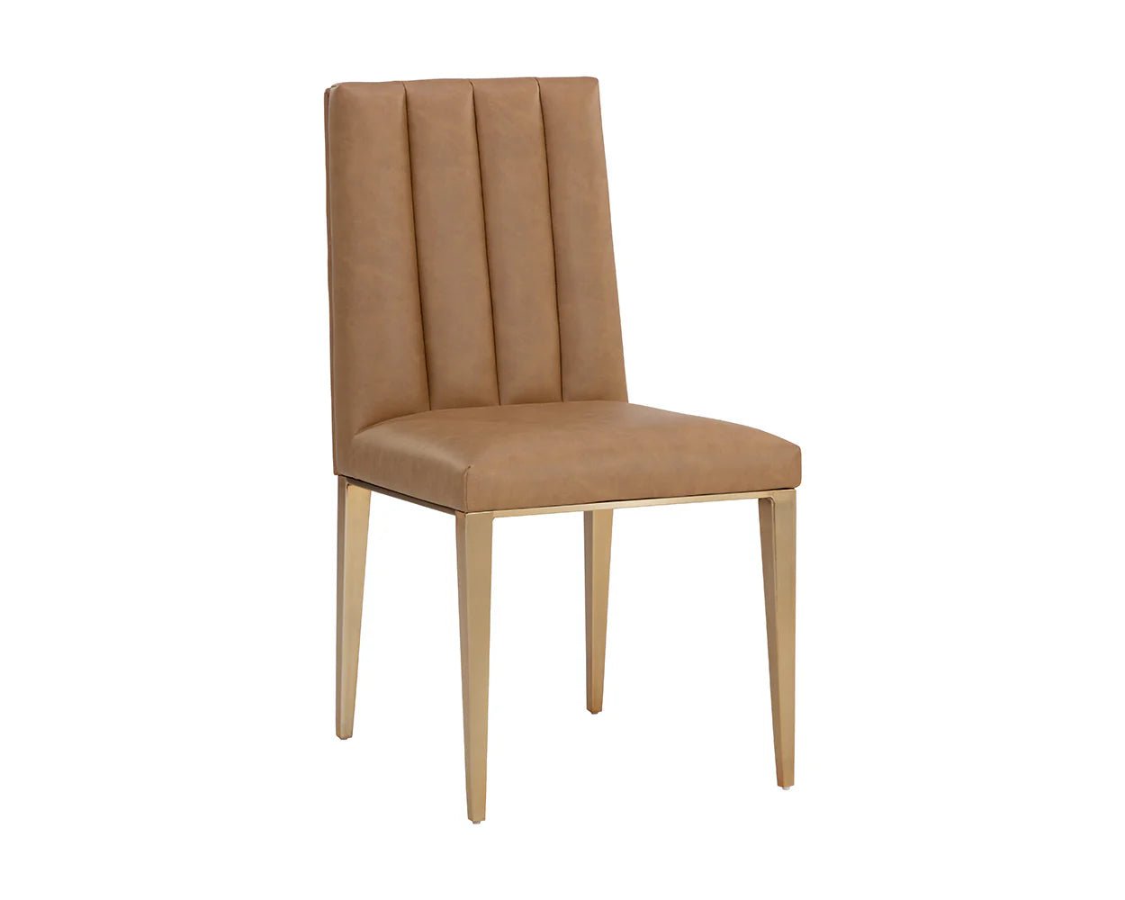 Wilbur Dining Chair - Milliken Cognac - Central Designs