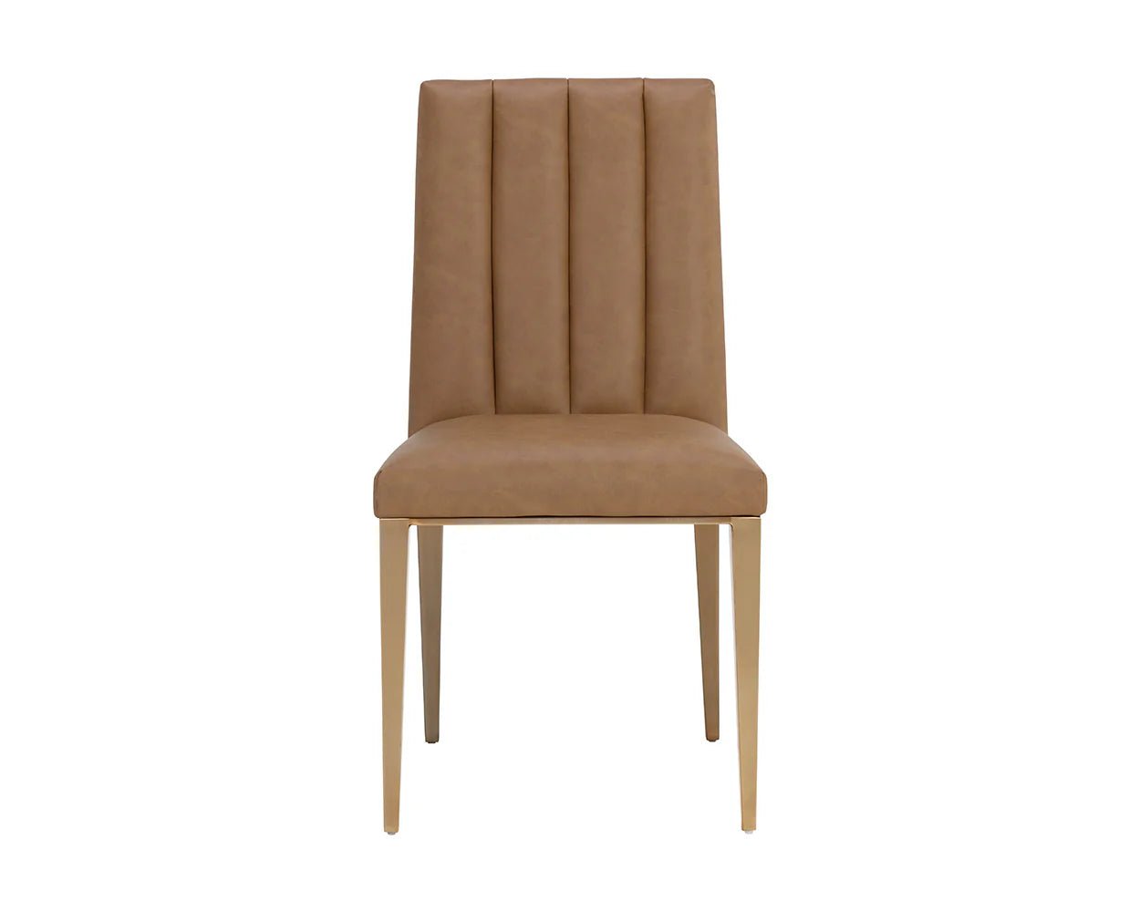Wilbur Dining Chair - Milliken Cognac - Central Designs