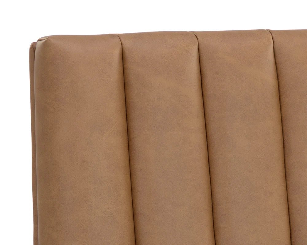 Wilbur Dining Chair - Milliken Cognac - Central Designs