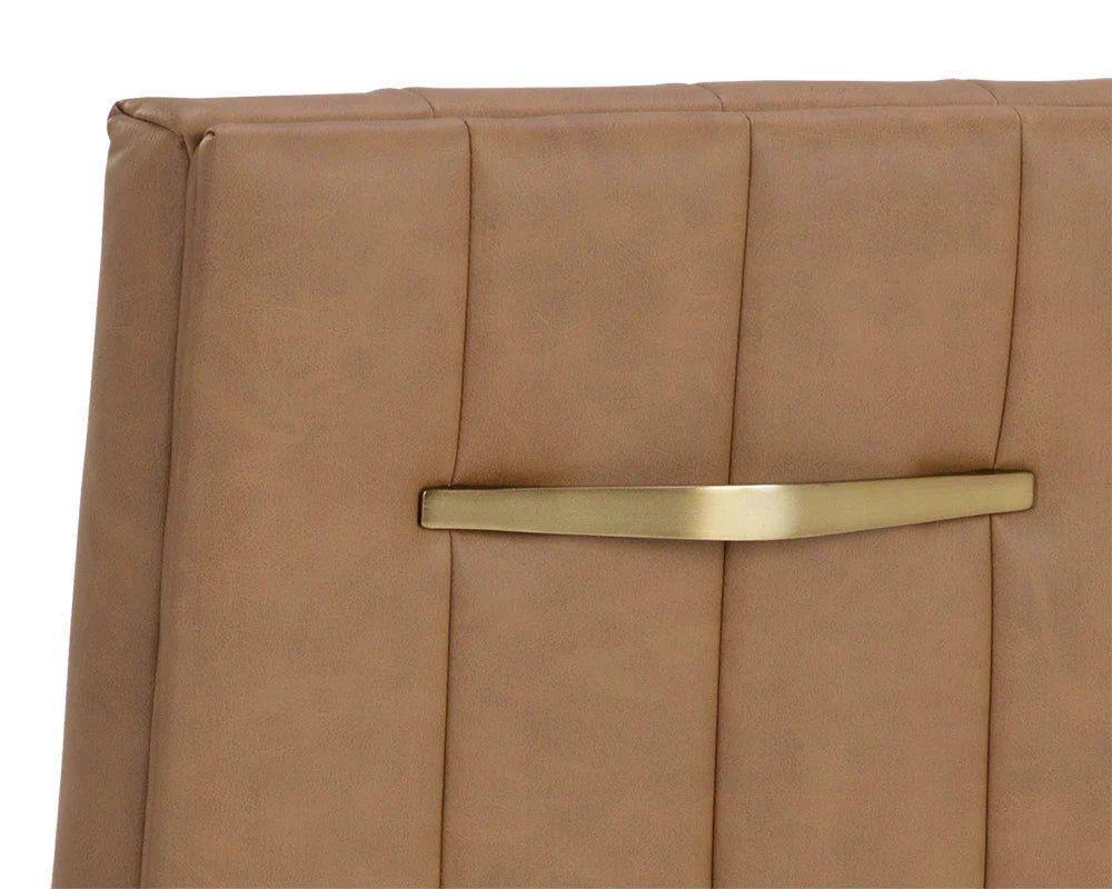 Wilbur Dining Chair - Milliken Cognac - Central Designs