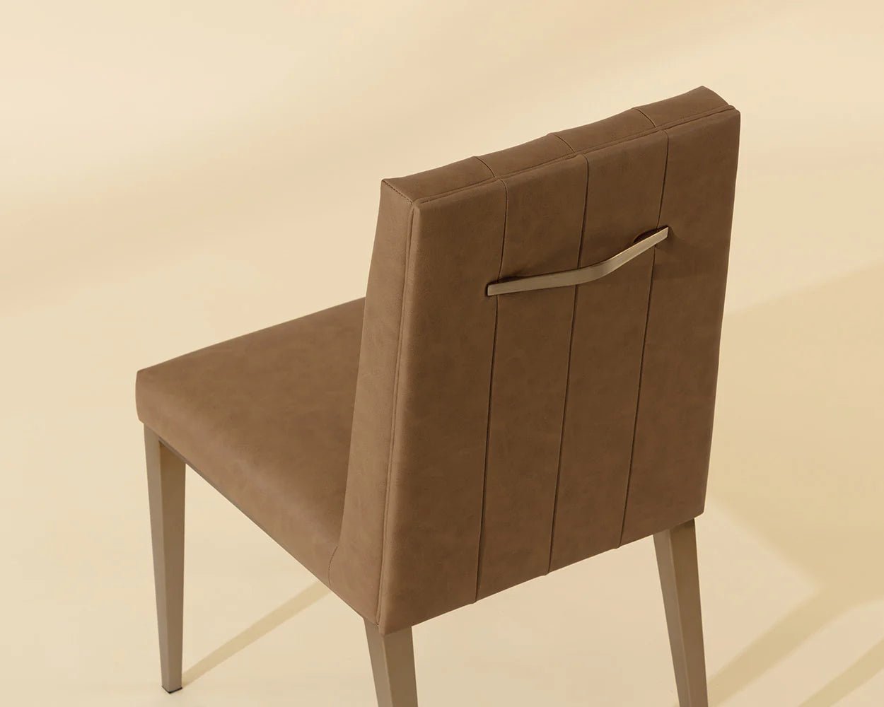 Wilbur Dining Chair - Milliken Cognac - Central Designs
