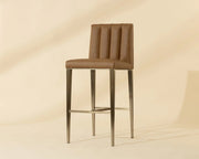 Wilbur Barstool - Milliken Cognac - Central Designs