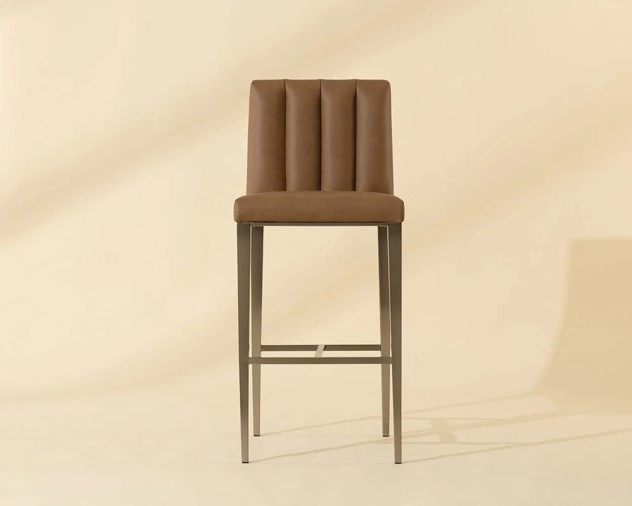 Wilbur Barstool - Milliken Cognac - Central Designs