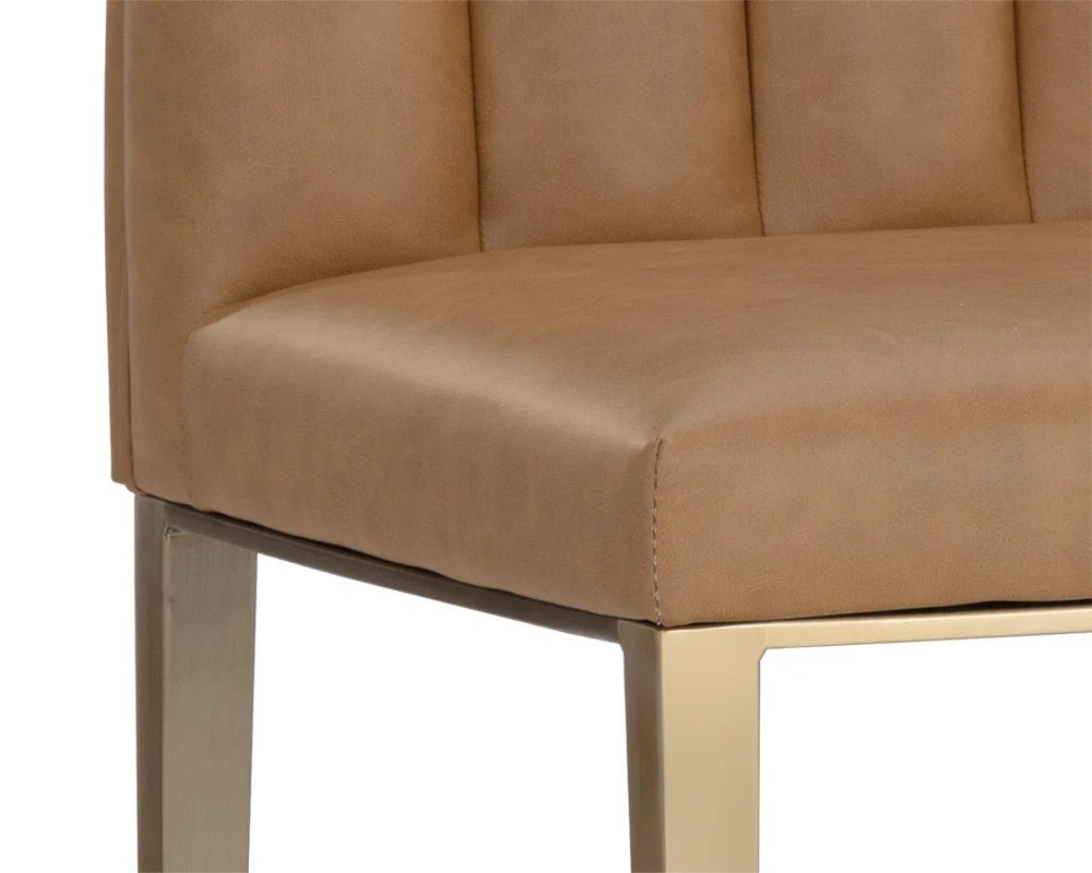 Wilbur Barstool - Milliken Cognac - Central Designs