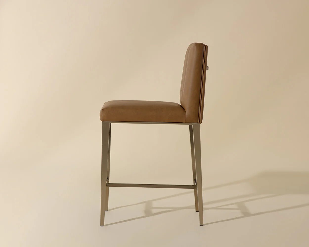Wilbur Counter Stool - Milliken Cognac - Central Designs