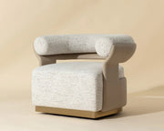 Olida Swivel Lounge Chair - Hailey Moon / Napa Beige - Central Designs