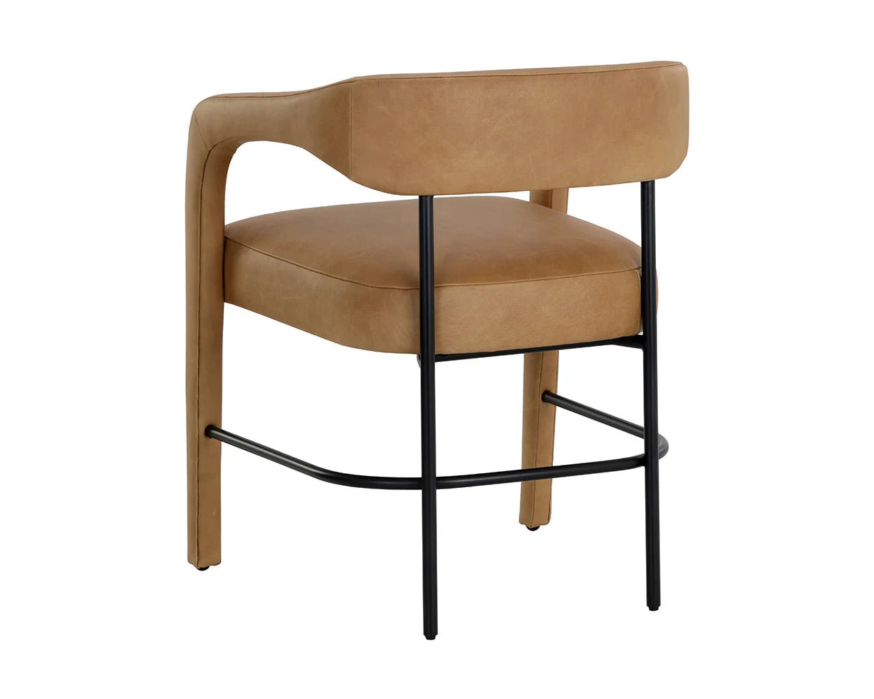 Mavia Dining Armchair - Ludlow Sesame Leather - Central Designs