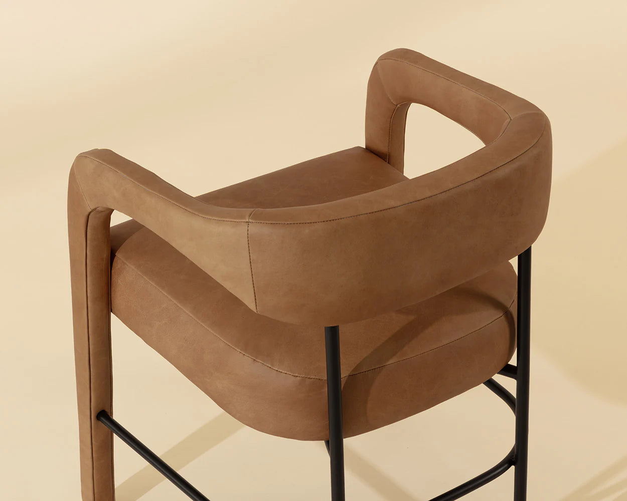 Mavia Dining Armchair - Ludlow Sesame Leather