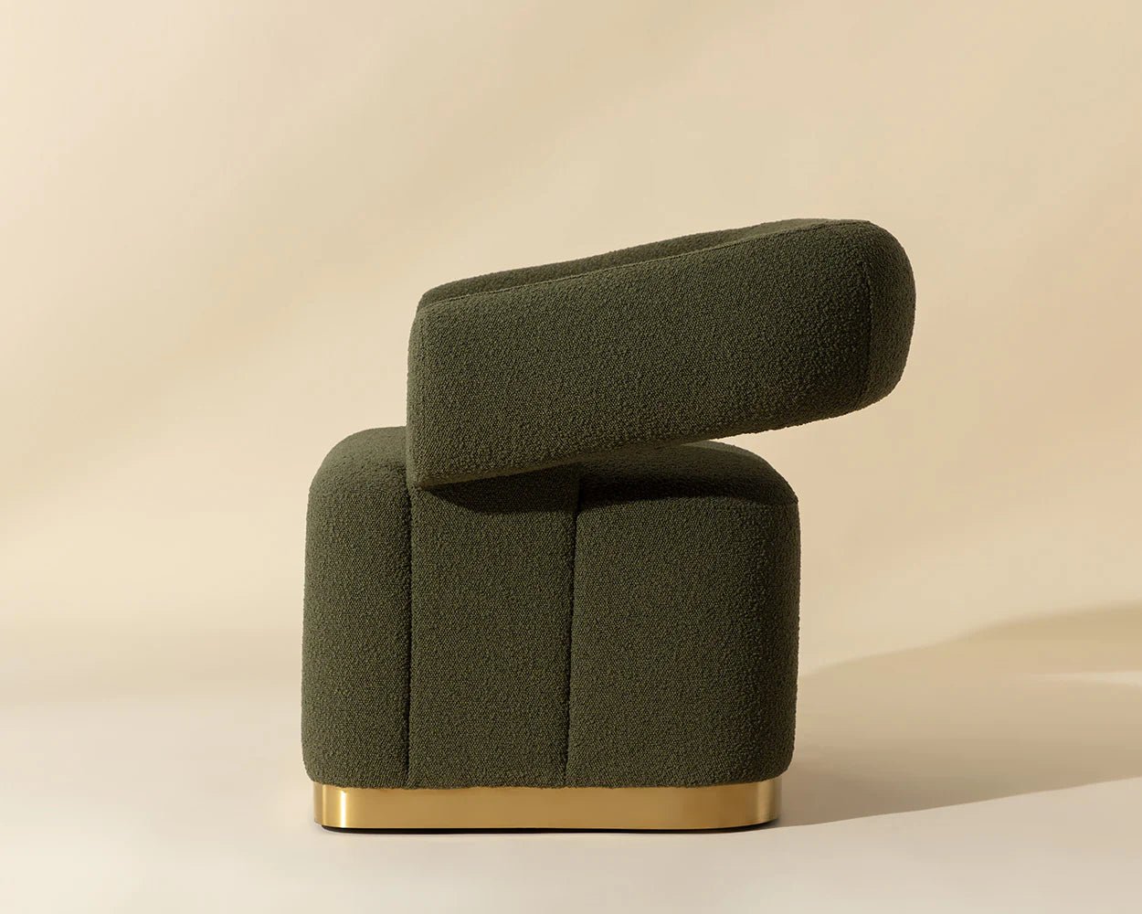 Aggie Swivel Lounge Chair - Copenhagen Olive - Central Designs