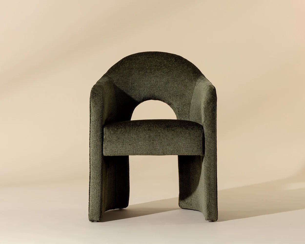 Anaya Dining Armchair - Bergen Olive - Central Designs