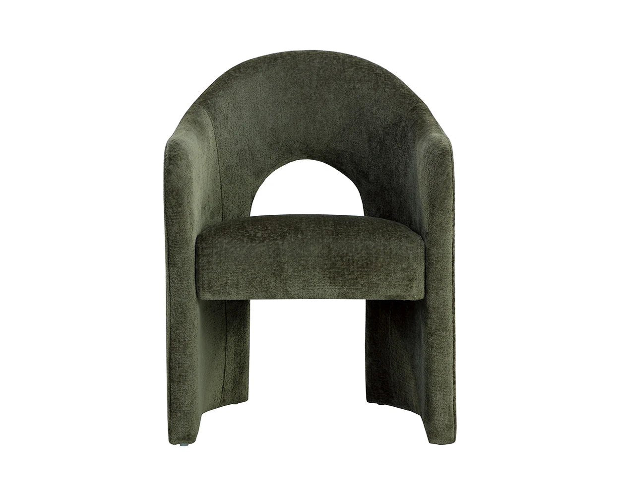 Anaya Dining Armchair - Bergen Olive - Central Designs