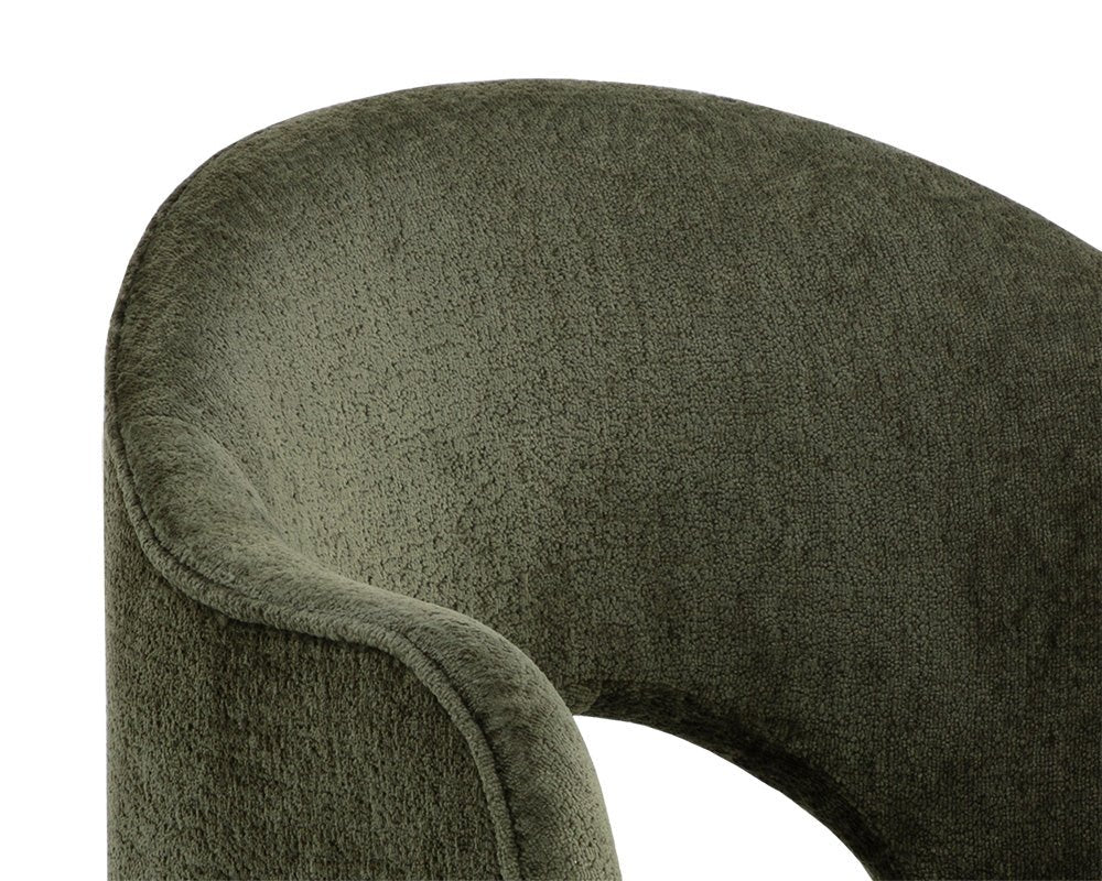Anaya Dining Armchair - Bergen Olive - Central Designs