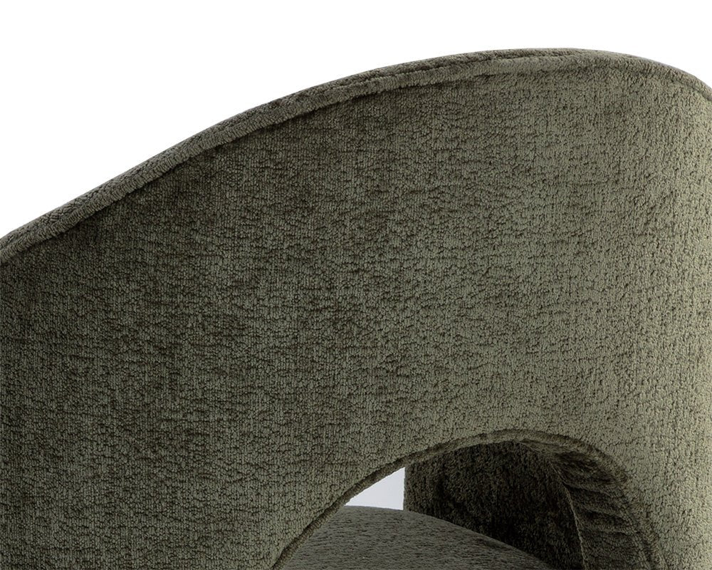 Anaya Dining Armchair - Bergen Olive - Central Designs