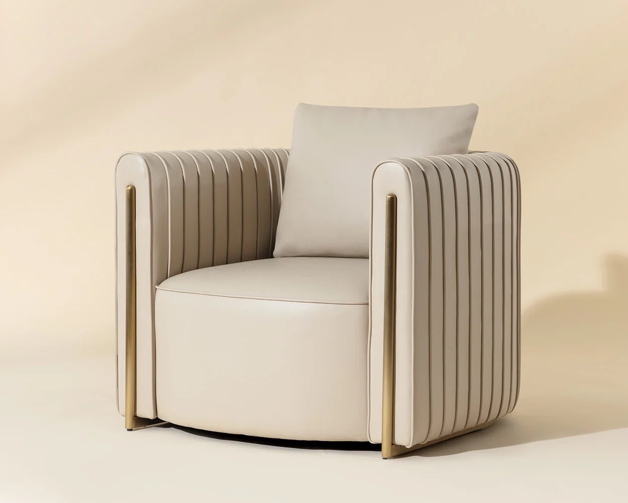 Alix Lounge Chair - Napa Beige - Central Designs
