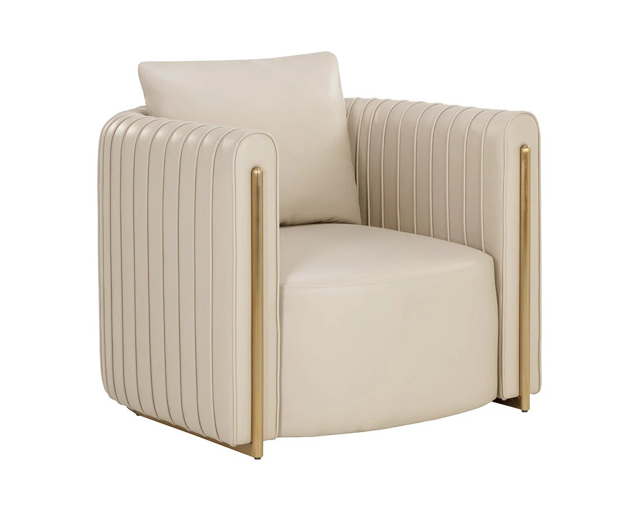 Alix Lounge Chair - Napa Beige - Central Designs