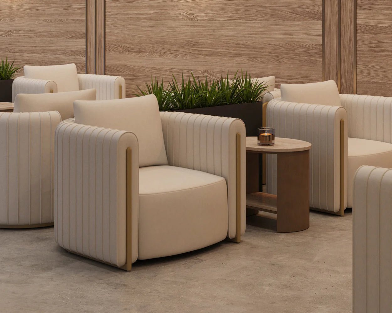Alix Lounge Chair - Napa Beige - Central Designs