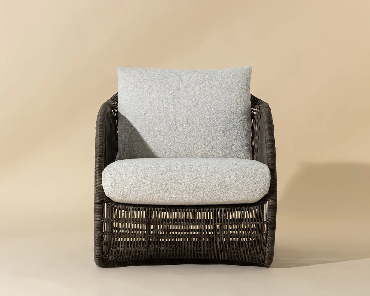 Tulum Lounge Chair - Louis Cream - Central Designs