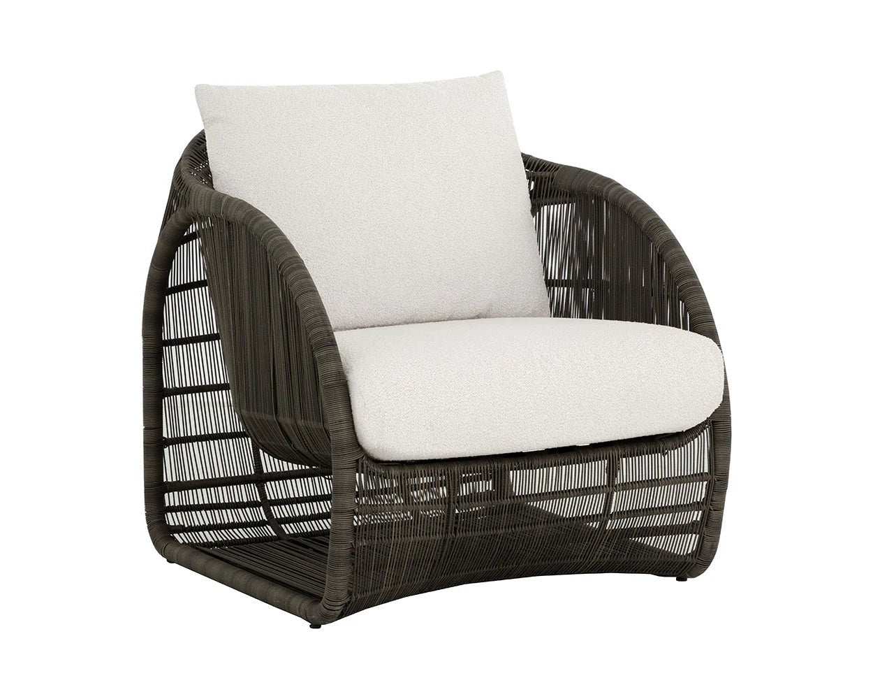 Tulum Lounge Chair - Louis Cream - Central Designs