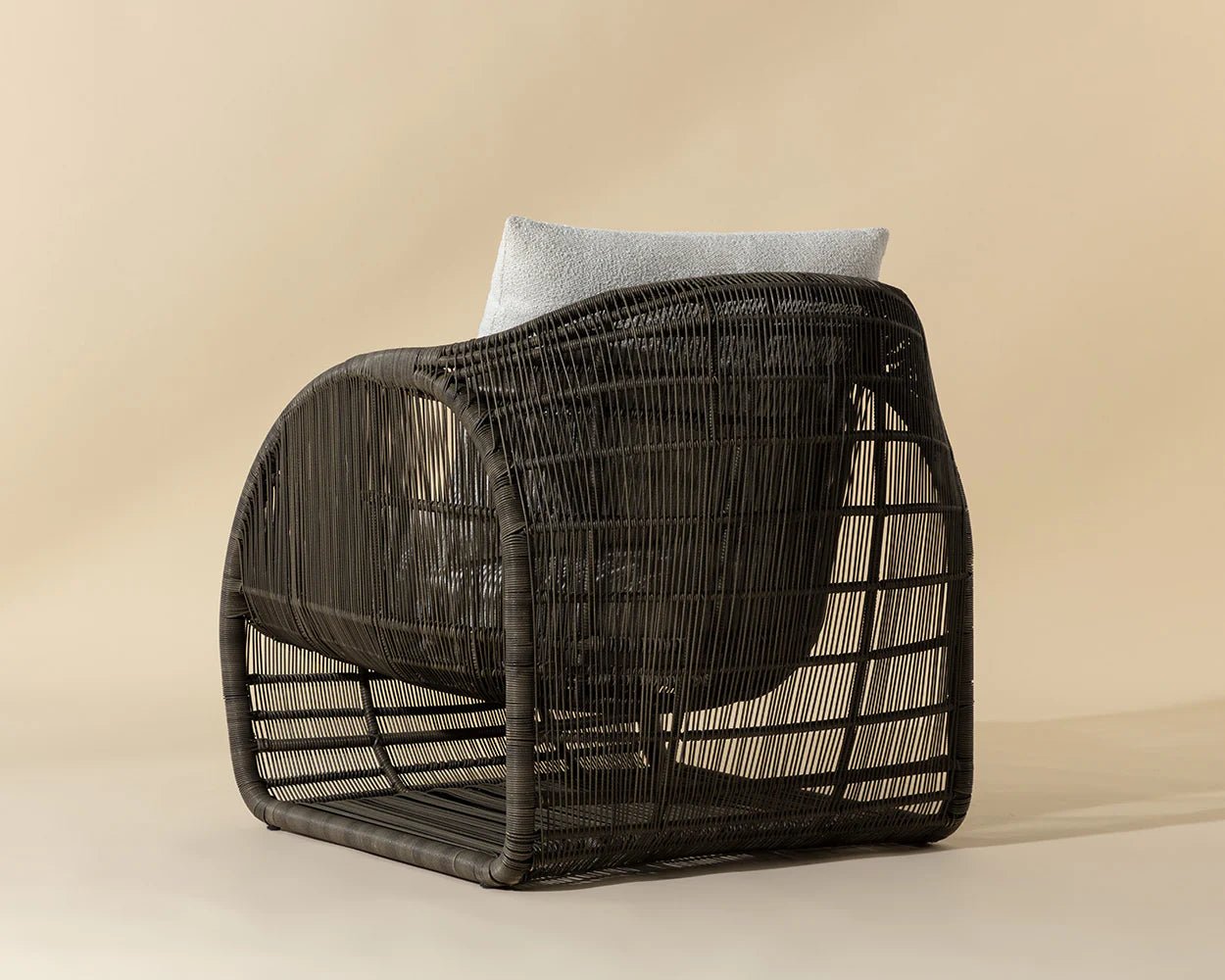 Tulum Lounge Chair - Louis Cream - Central Designs