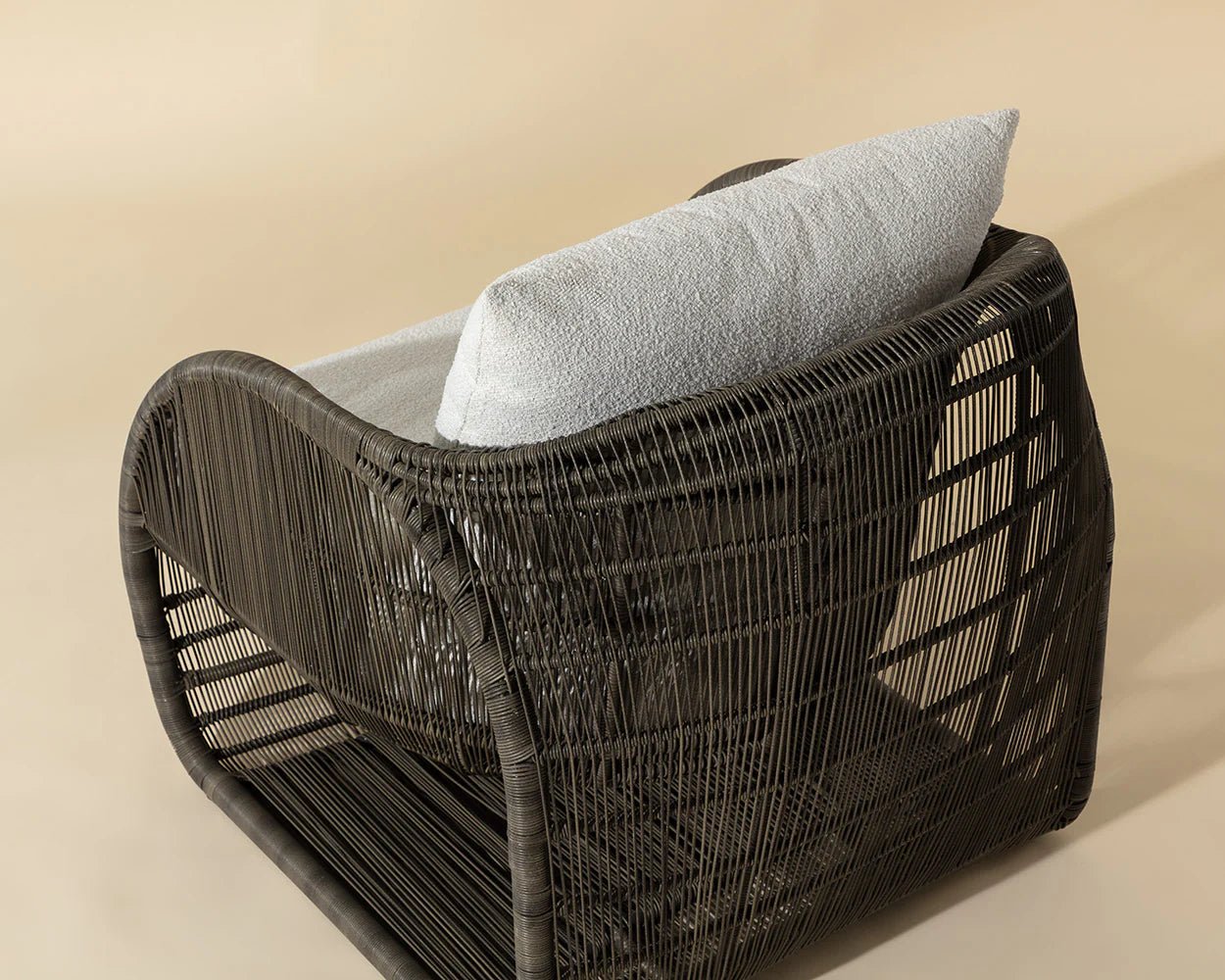 Tulum Lounge Chair - Louis Cream - Central Designs