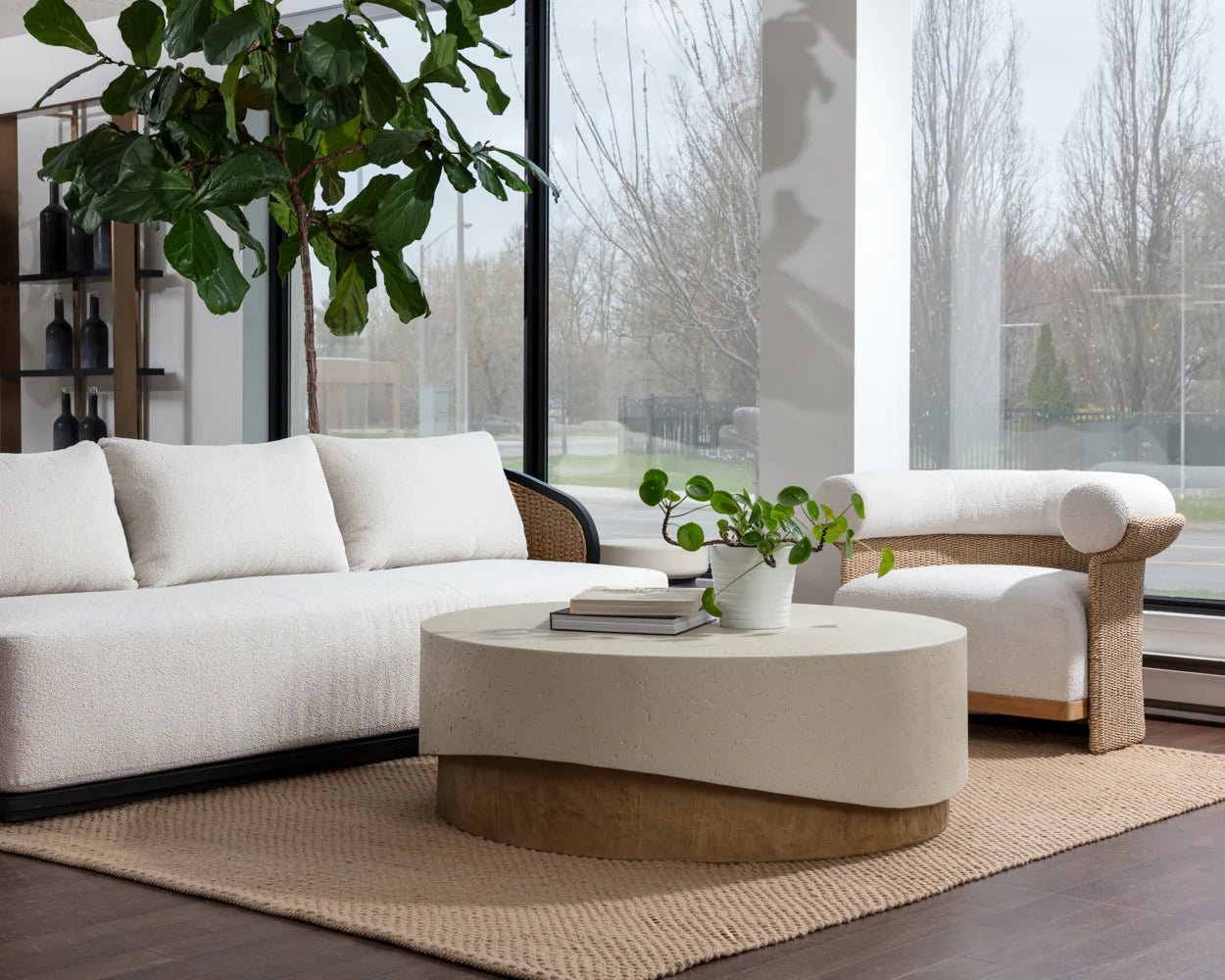 Asos Lounge Chair - Louis Cream - Central Designs