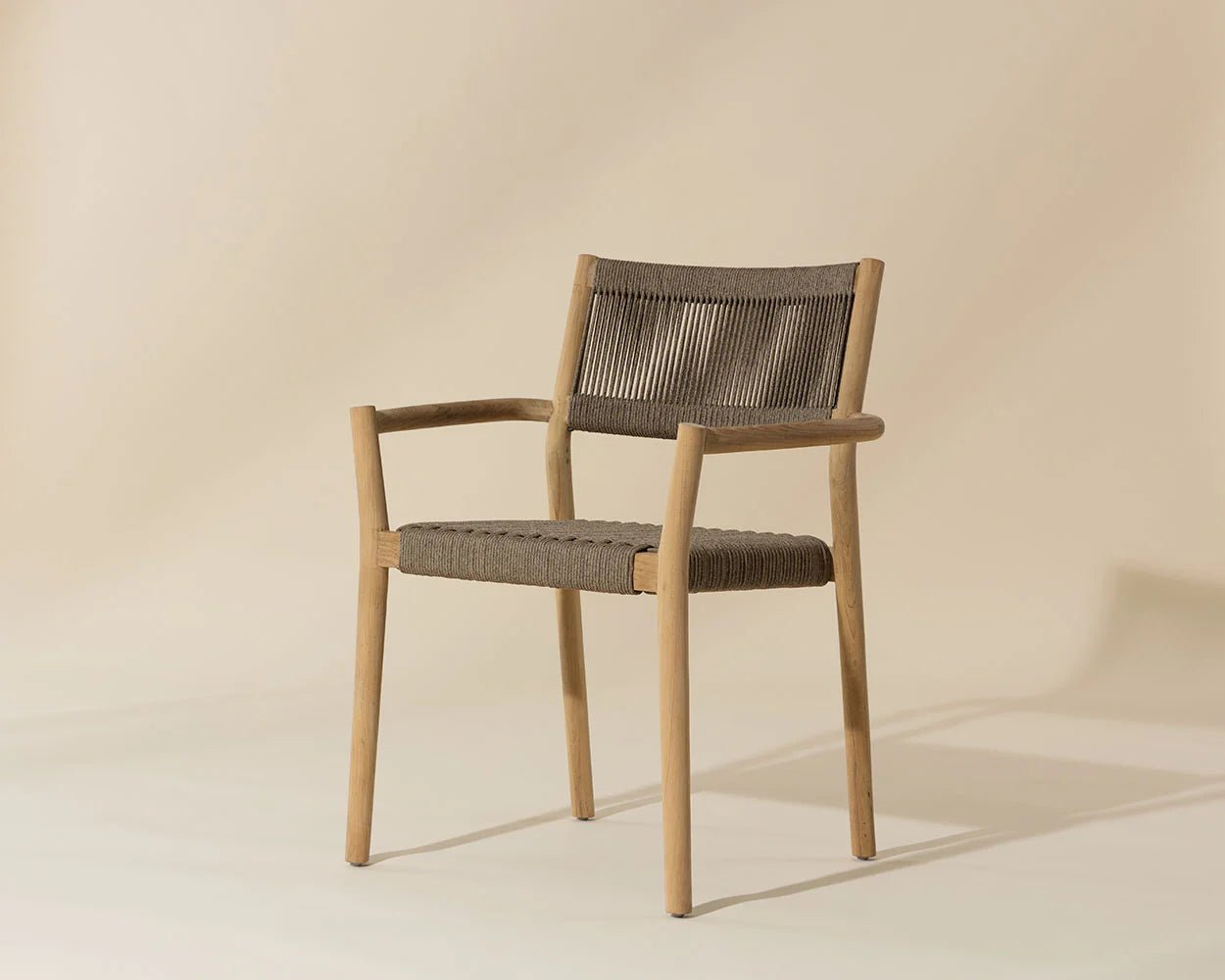 Kavala Stackable Dining Armchair - Natural - Central Designs