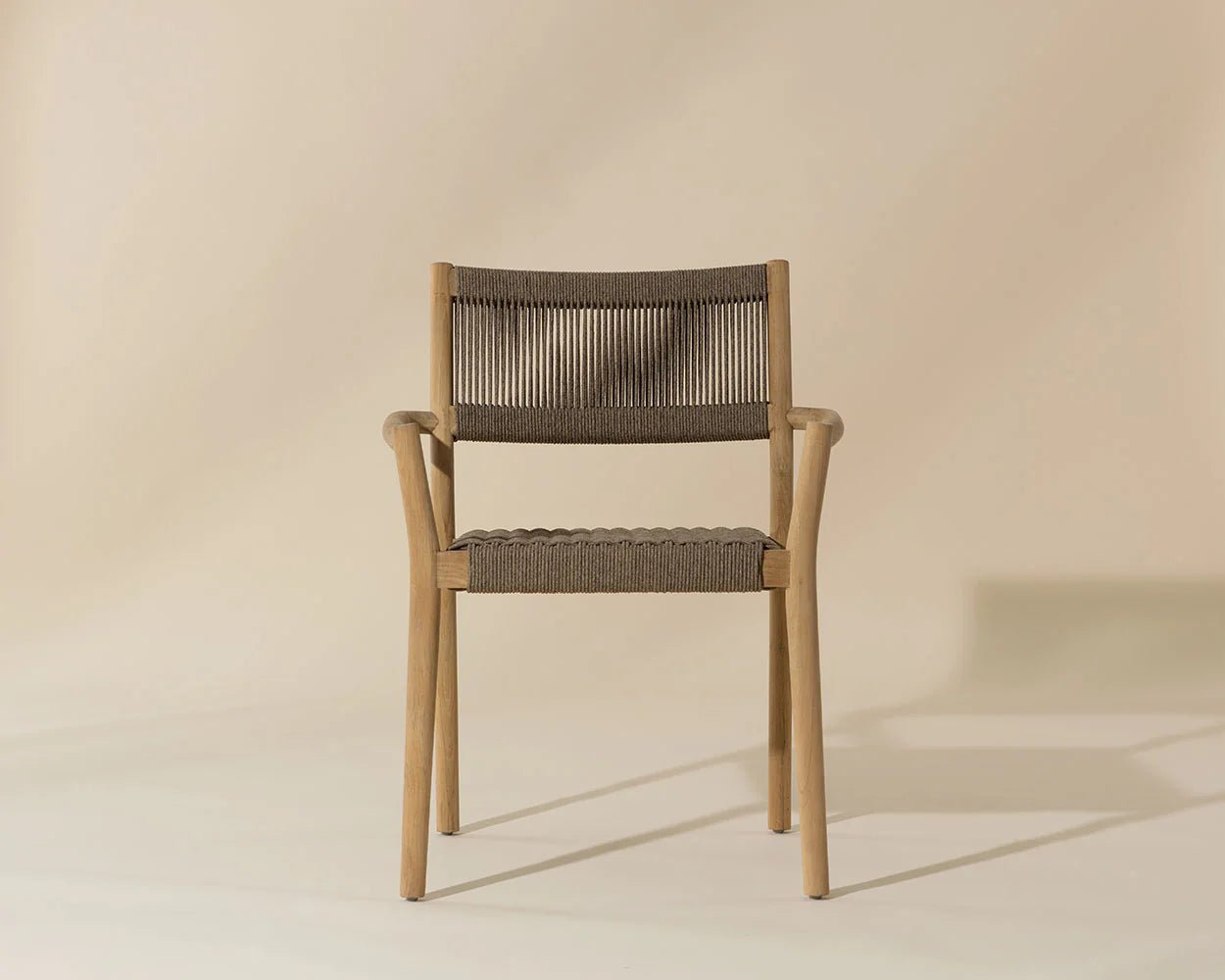Kavala Stackable Dining Armchair - Natural - Central Designs