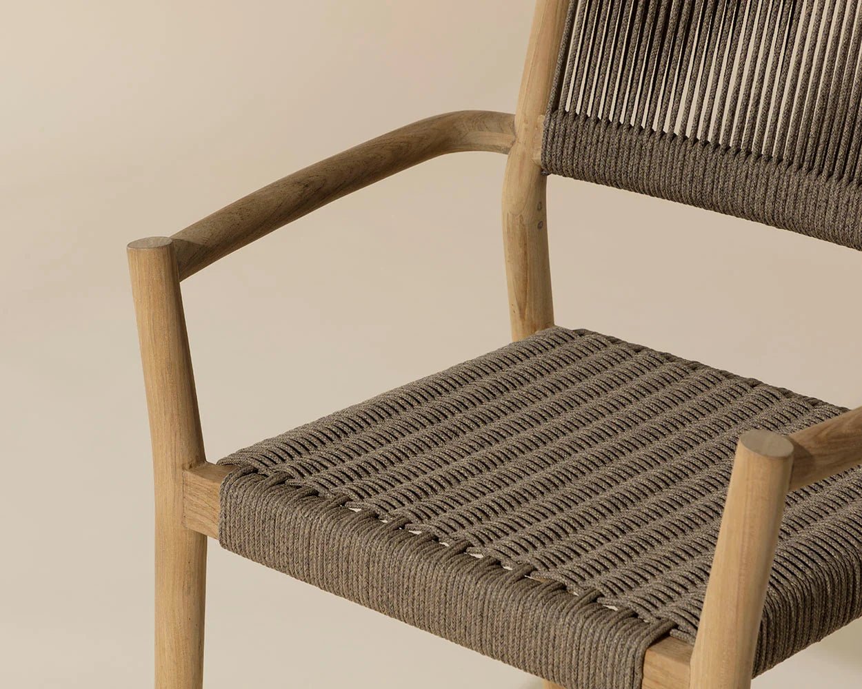 Kavala Stackable Dining Armchair - Natural - Central Designs