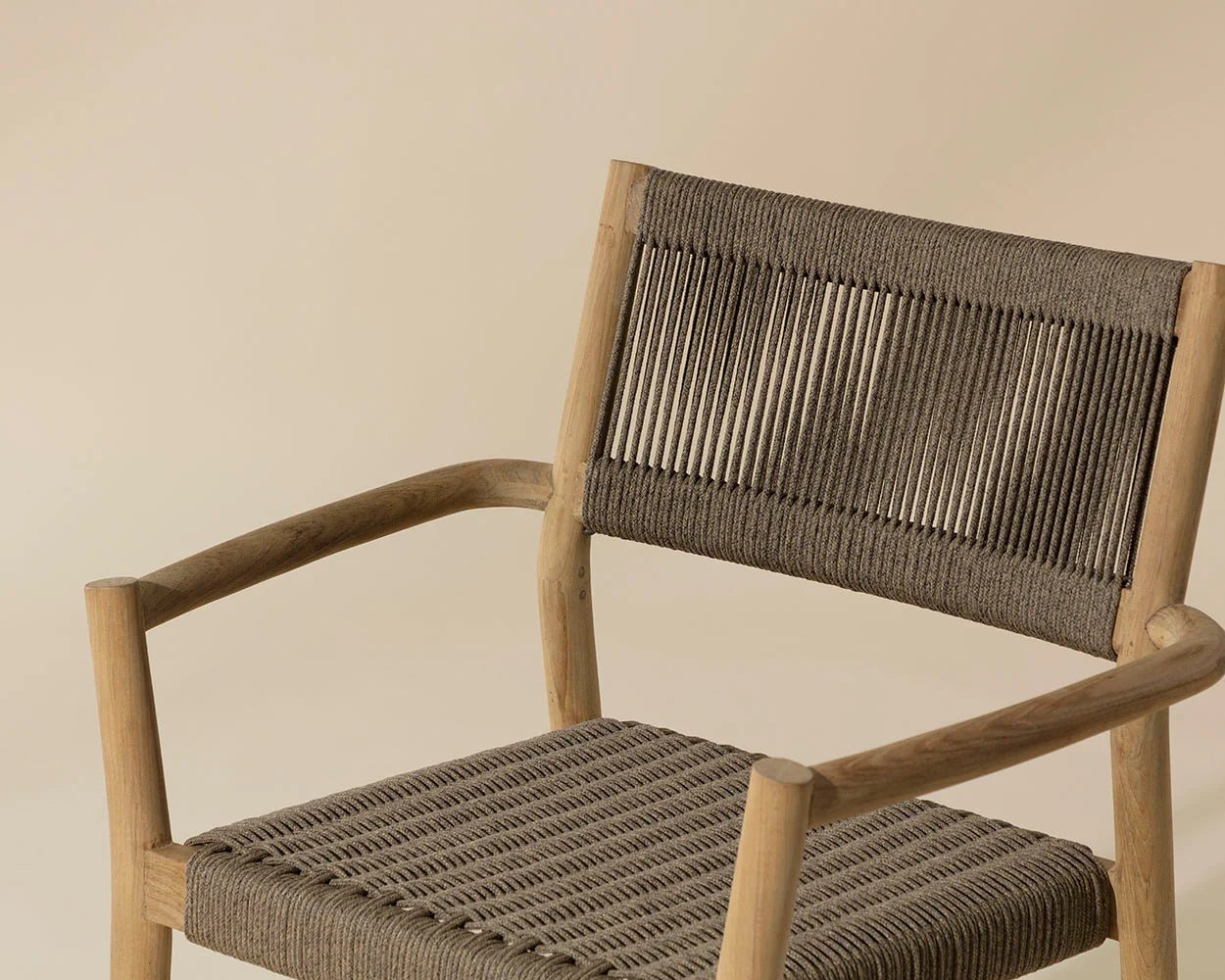 Kavala Stackable Dining Armchair - Natural - Central Designs