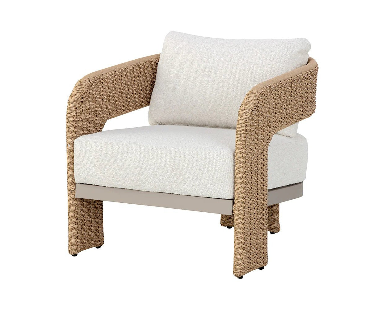 Pylos Lounge Chair - Natural - Louis Cream - Central Designs