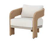 Pylos Lounge Chair - Natural - Louis Cream - Central Designs