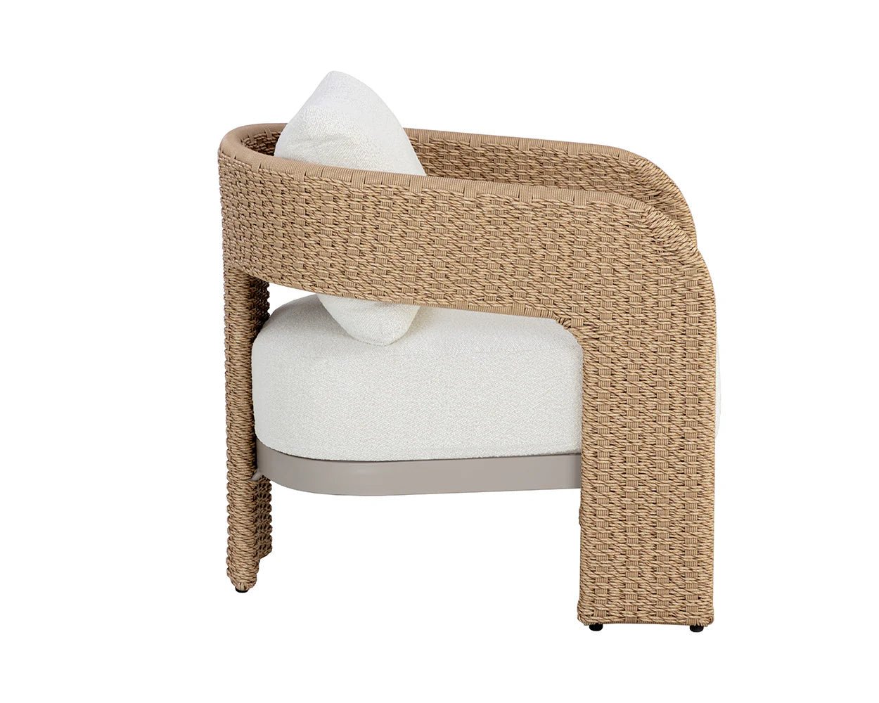 Pylos Lounge Chair - Natural - Louis Cream - Central Designs