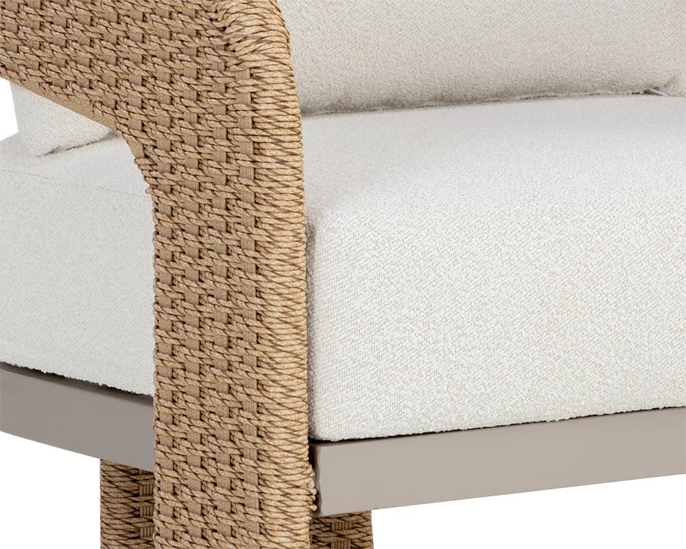 Pylos Lounge Chair - Natural - Louis Cream - Central Designs