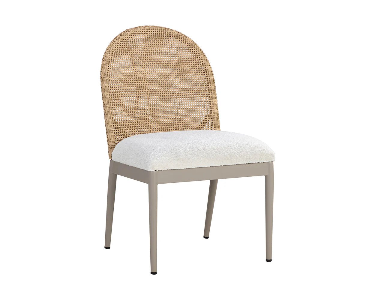 Calandri Dining Chair - Greige - Louis Cream - Central Designs