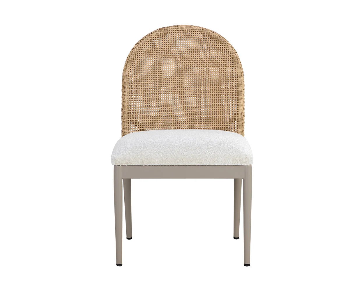 Calandri Dining Chair - Greige - Louis Cream - Central Designs