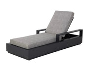 Tavira Lounger - Charcoal - Lanikai Salt And Pepper - Central Designs
