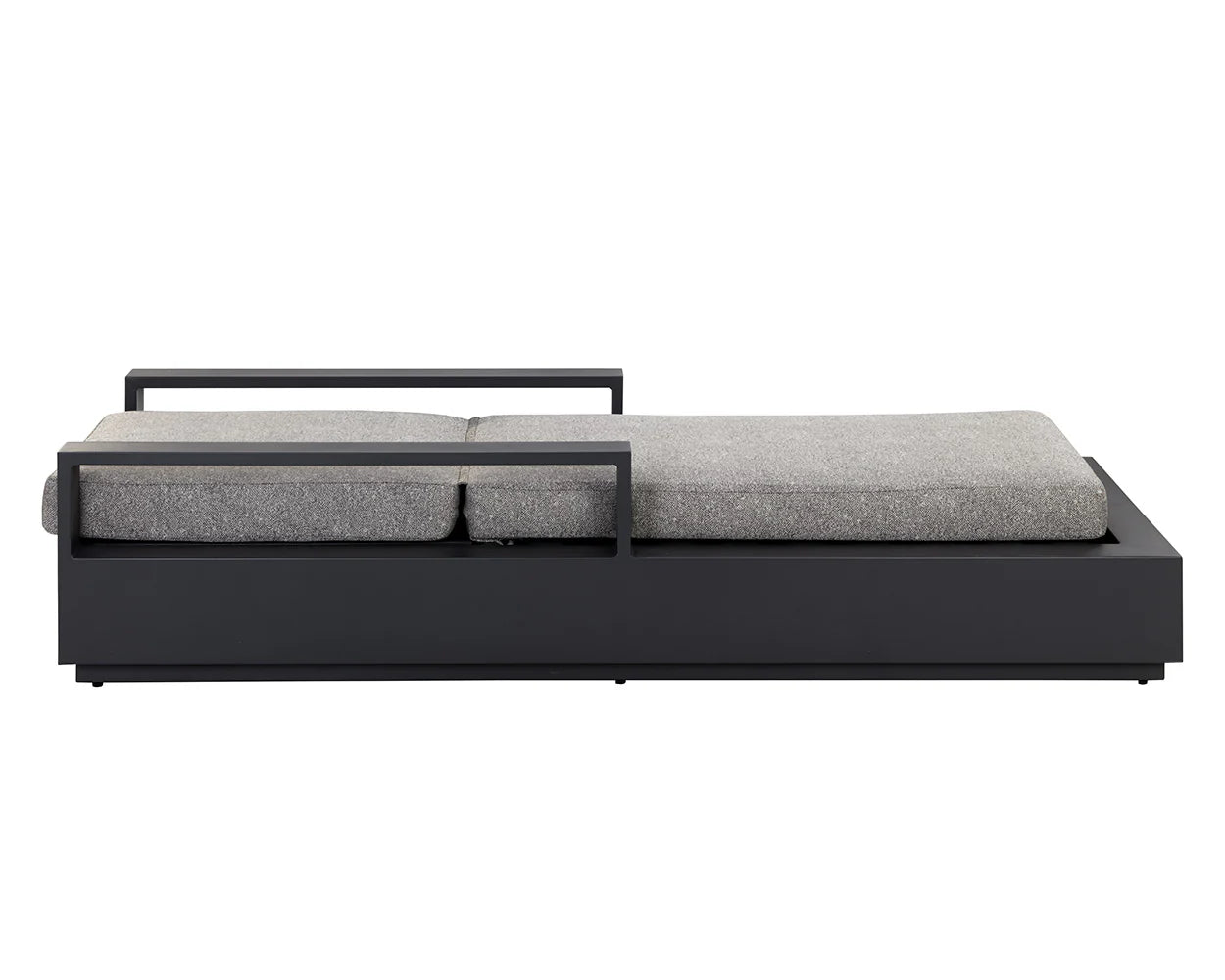 Tavira Lounger - Charcoal - Lanikai Salt And Pepper - Central Designs