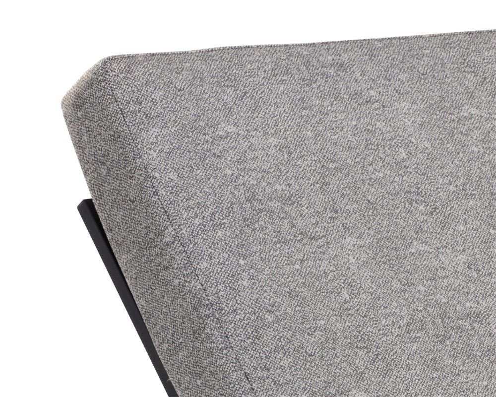 Tavira Lounger - Charcoal - Lanikai Salt And Pepper - Central Designs