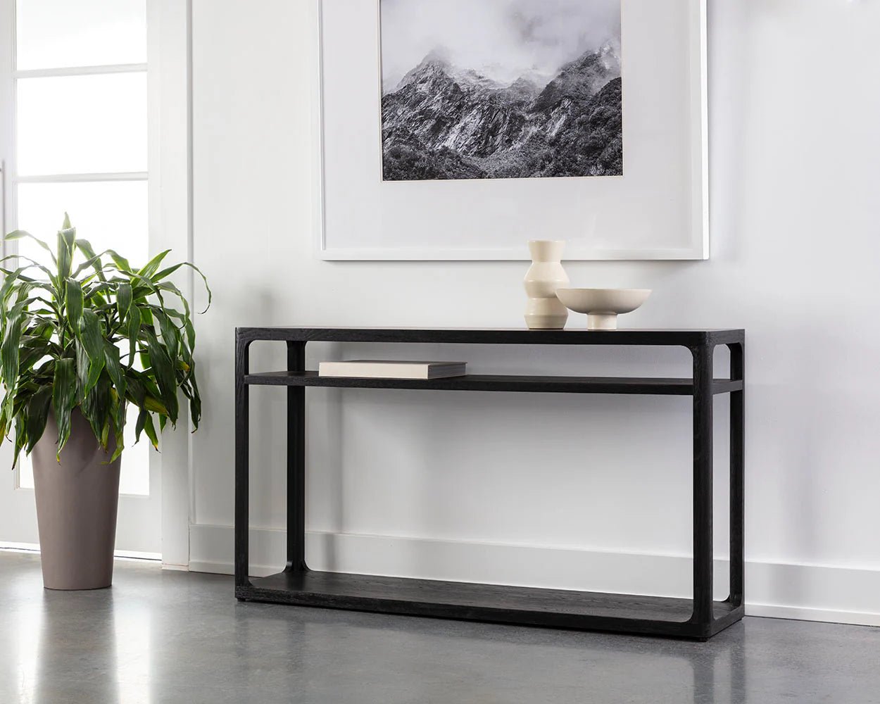 Doncaster Console Table - Black - Central Designs