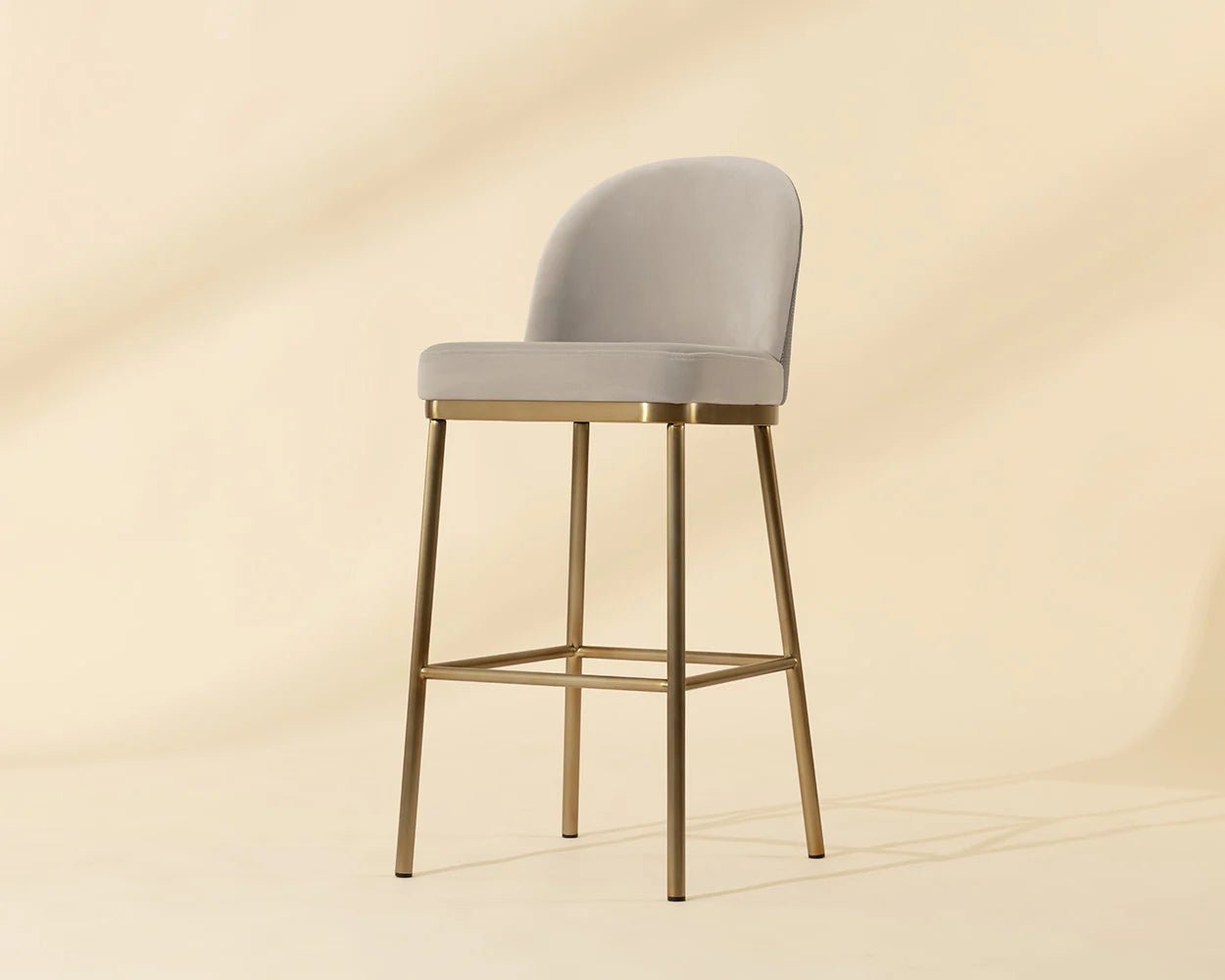Lavania Barstool - Meg Taupe / Porcini Taupe - Central Designs