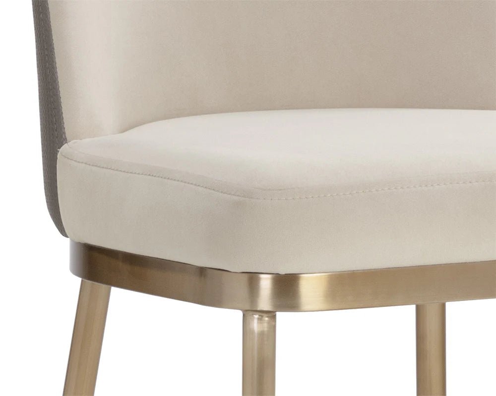 Lavania Barstool - Meg Taupe / Porcini Taupe - Central Designs