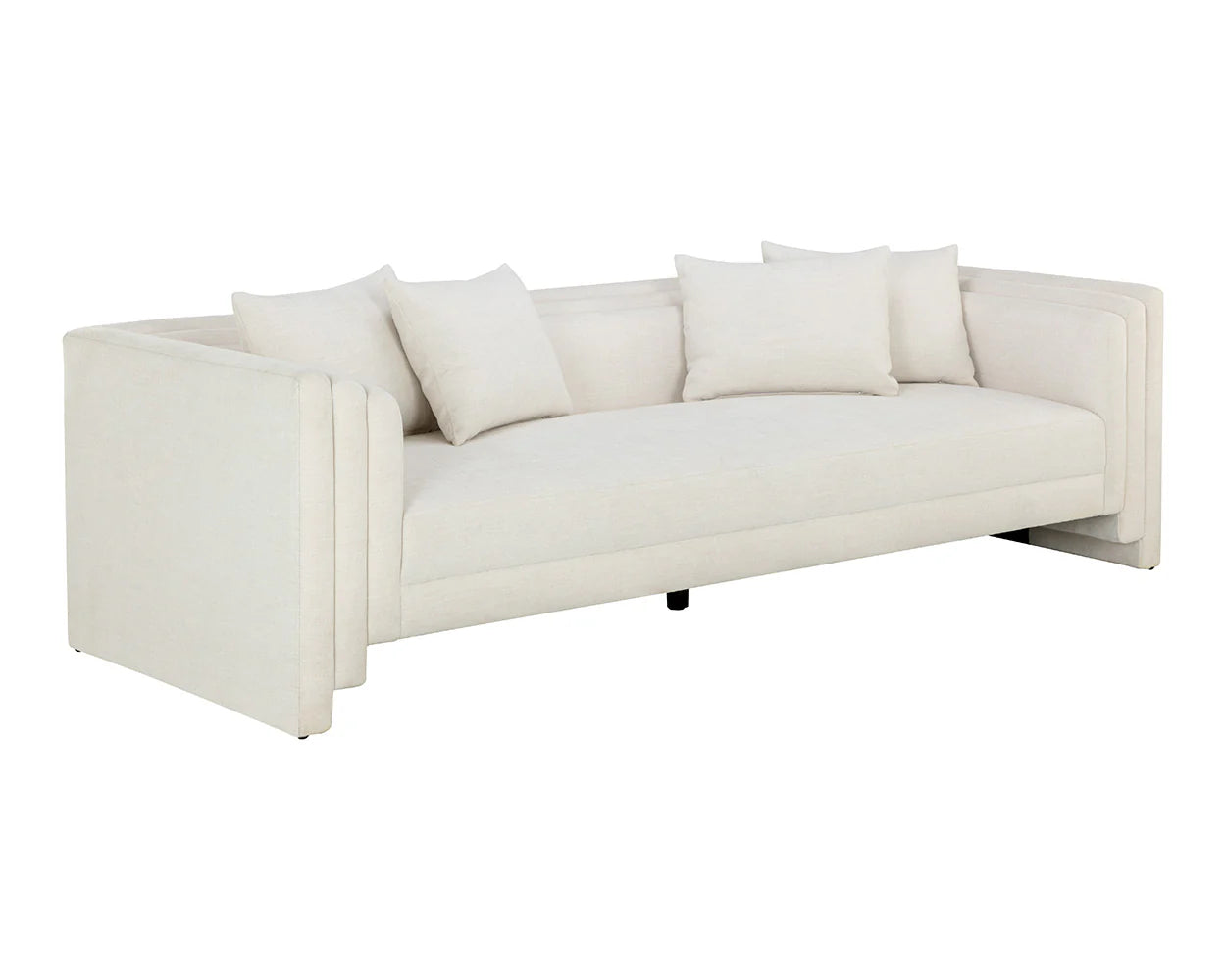 Kira Sofa - Heather Ivory Tweed