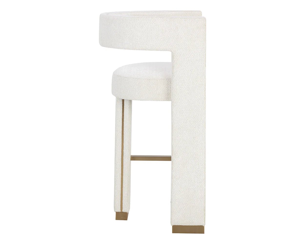 Adamina Bar Stool - Rhea Light Barley - Central Designs